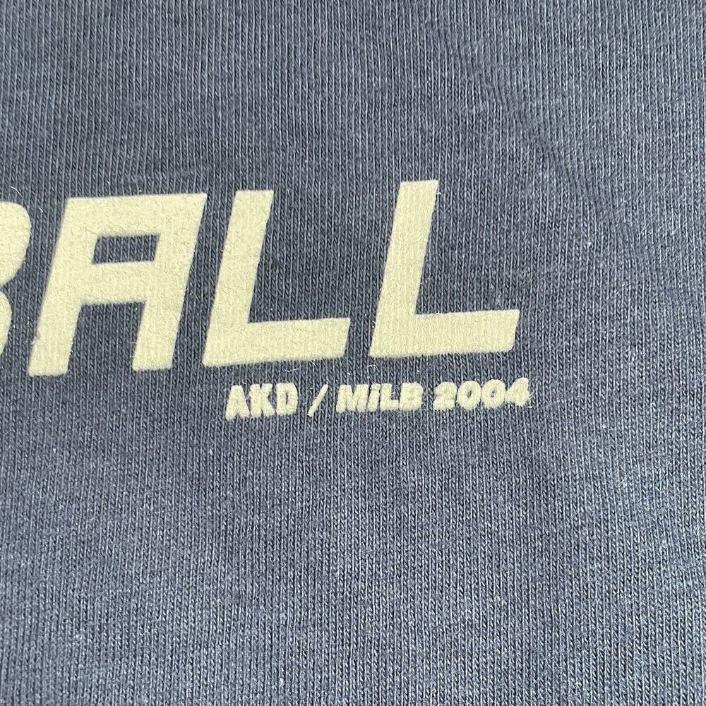 Vintage Montgomery Biscuits Shirt Men’s XL Blue 2004 MILB Baseball Minor League - Picture 3 of 10